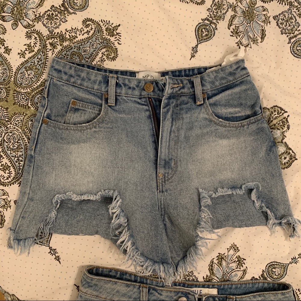 Denim shorts size small